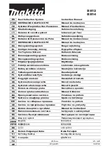 Preview for 1 page of Makita 191E54-9 Instruction Manual