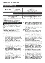 Preview for 2 page of Makita 2107F 2107FZ Instruction Manual