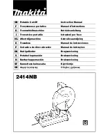 Предварительный просмотр 1 страницы Makita 2414NB Instruction Manual