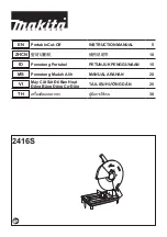 Preview for 1 page of Makita 2416S Instruction Manual