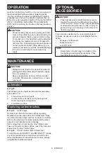 Preview for 9 page of Makita 2416S Instruction Manual