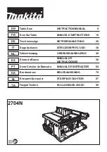 Preview for 1 page of Makita 2704N Instruction Manual