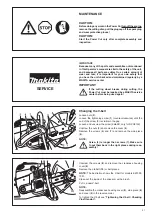 Preview for 21 page of Makita 27112709 Operator'S And Safety Manual