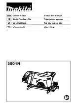 Предварительный просмотр 1 страницы Makita 3501N Instruction Manual