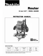 Preview for 1 page of Makita 3600BR Instruction Manual