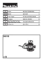 Makita 3601B Instruction Manual preview