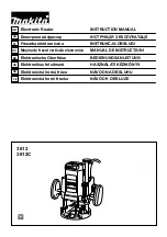 Preview for 1 page of Makita 3612 Instruction Manual