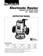 Предварительный просмотр 1 страницы Makita 3612C Instruction Manual