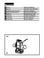 Preview for 1 page of Makita 3620 Instruction Manual
