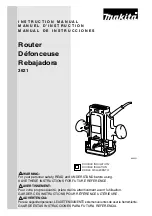 Preview for 1 page of Makita 3621 Instruction Manual