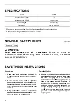 Preview for 2 page of Makita 3707F Instruction Manual