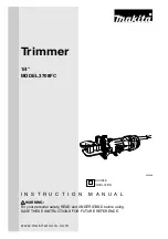 Makita 3708FC Instruction Manual preview