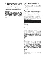 Предварительный просмотр 7 страницы Makita 3901 Instruction Manual