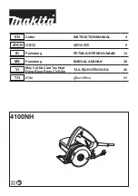 Makita 4100NH Instruction Manual preview