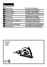 Preview for 1 page of Makita 4112hs Instruction Manual