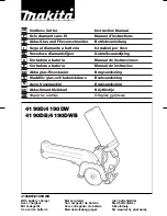 Makita 4190D Instruction Manual preview