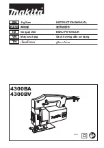 Preview for 1 page of Makita 4300BA Instruction Manual