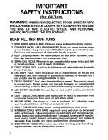 Preview for 2 page of Makita 4303C Instruction Manual