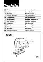 Preview for 1 page of Makita 4306 Instruction Manual