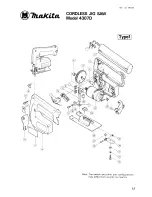 Предварительный просмотр 15 страницы Makita 4307D Instruction Manual