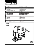 Предварительный просмотр 1 страницы Makita 4322 Instruction Manual