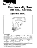 Предварительный просмотр 1 страницы Makita 4331DWD Instruction Manual