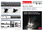 Preview for 1 page of Makita 4340CT Specifications