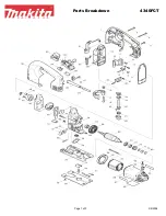 Preview for 1 page of Makita 4340FCT Parts Breakdown