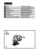 Preview for 1 page of Makita 4340T Instruction Manual