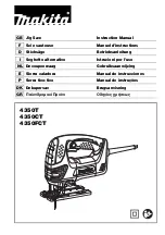 Preview for 1 page of Makita 4350FCTJ Instruction Manual