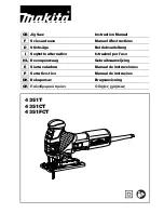 Makita 4351T Instruction Manual preview