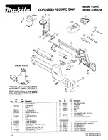 Makita 4390D Parts Manual preview