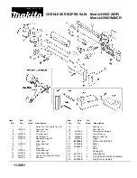 Preview for 1 page of Makita 4390DW Parts Manual