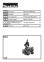 Makita 4403 Instruction Manual preview