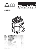 Preview for 1 page of Makita 447 M Operating Instructions Manual