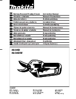 Makita 4604D Instruction Manual preview