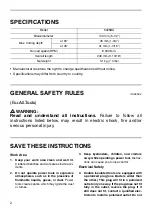 Preview for 2 page of Makita 5005BA Instruction Manual