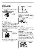 Предварительный просмотр 15 страницы Makita 5007F Instruction Manual