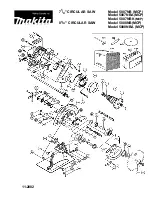 Предварительный просмотр 1 страницы Makita 5007NB Parts List