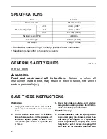 Preview for 2 page of Makita 5007NH Instruction Manual