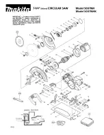 Preview for 1 page of Makita 5007NH Parts Breakdown