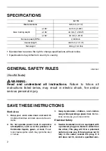 Preview for 2 page of Makita 5007NL Instruction Manual