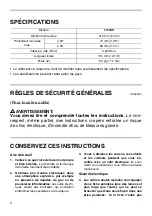 Preview for 2 page of Makita 5008 (French) Manuel D'Instruction