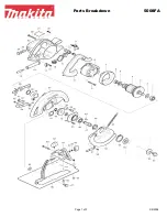 Preview for 1 page of Makita 5008FA Parts Breakdown