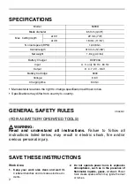 Preview for 2 page of Makita 5090D Instruction Manual