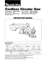 Makita 5091D Instruction Manual preview