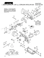 Makita 5091D Parts List preview