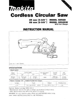 Preview for 1 page of Makita 5092D Instruction Manual