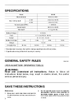 Предварительный просмотр 2 страницы Makita 5094D Instruction Manual