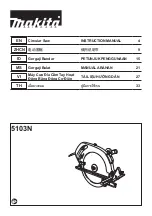 Preview for 1 page of Makita 5103N Instruction Manual